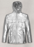 Silver Leather Jacket #109