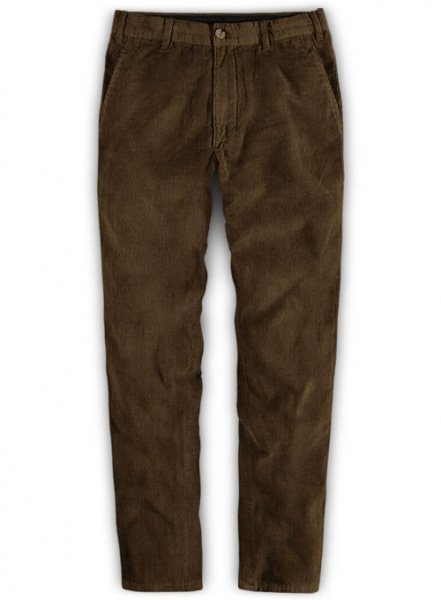 Dark Brown Corduroy Trousers