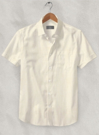 Filafil Poplene Beige Shirt - Half Sleeves