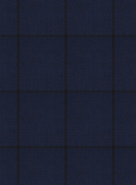 Napolean Fissa Blue Wool Suit