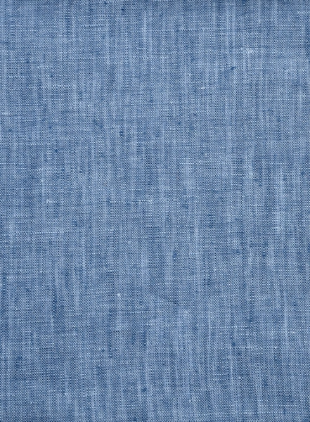 Dublin Ink Blue Linen Shirt - Half Sleeves