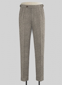 Light Weight Brown Tweed Highland Trousers
