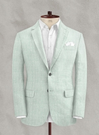 Italian Linen Lusso Summer Green Jacket