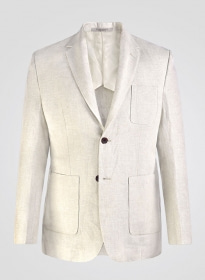 Italian Meadow Unstructured Linen Jacket