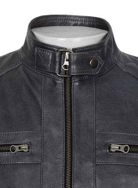 Rover Blue Leather Jacket # 653