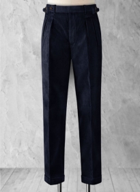 Blue Colonel Corduroy Trousers