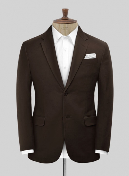 Caffe Brown Stretch Chino Suit