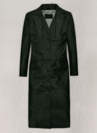 Chelsea Leather Long Coat