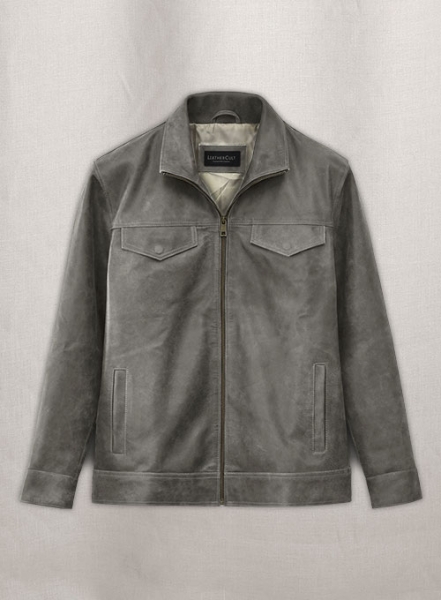 Vintage Dirty Gray Daniel Radcliffe Harry Potter Leather Jacket