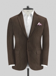 Dark Brown Thick Corduroy Jacket