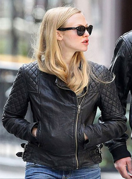 Amanda Seyfried Leather Jacket