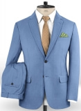 Scabal Metro Blue Wool Suit
