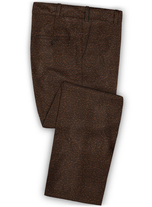 Arizo Brown Wool Pants