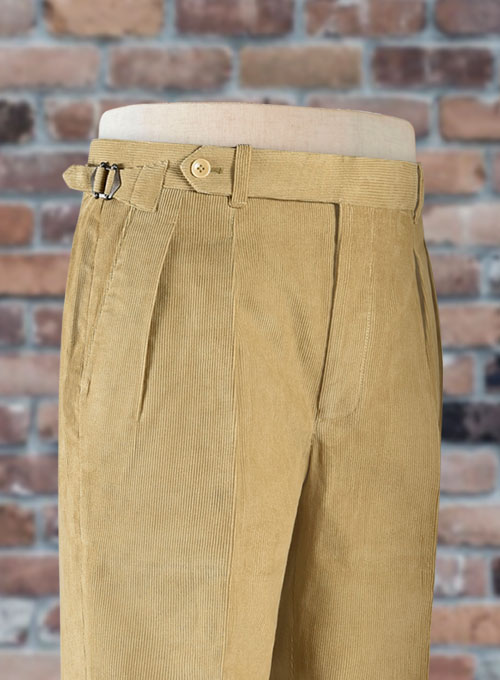 Beige Colonel Corduroy Trousers