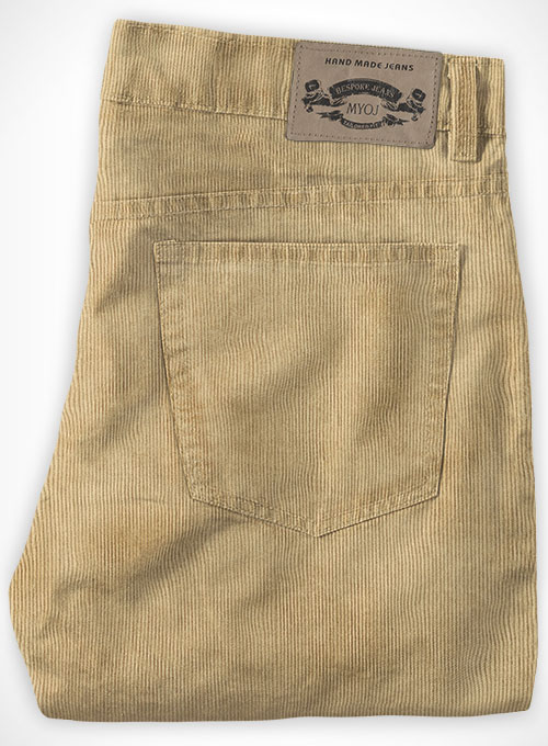 Beige Corduroy Jeans