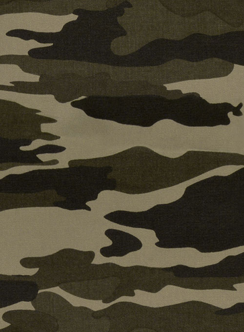 Beige Stretch Camo Jeans