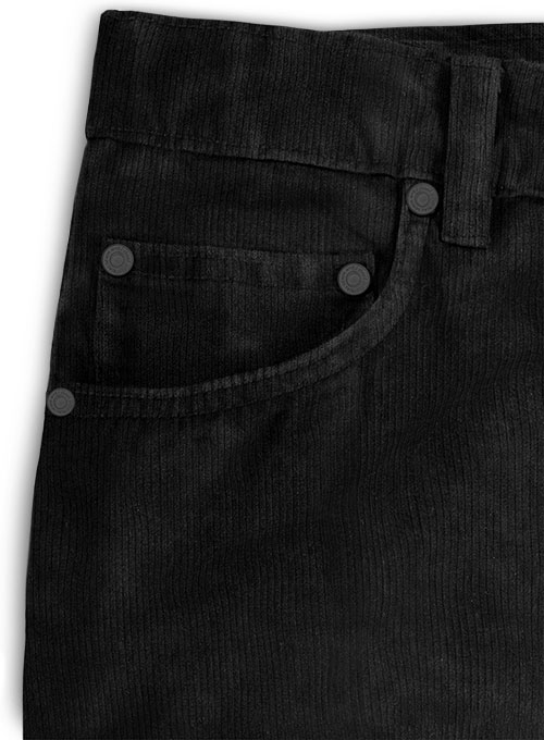 Black Corduroy Jeans - 11 Wales