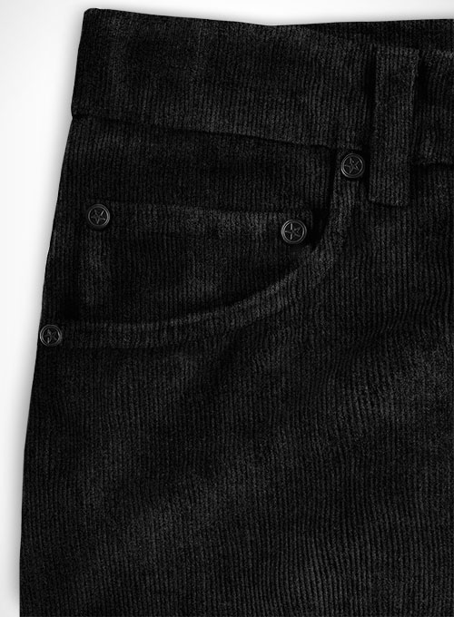 Black Corduroy Jeans