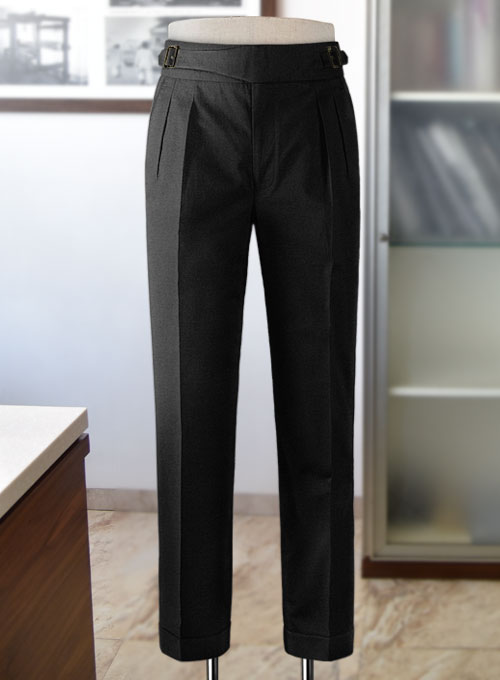 Mens' and Ladies' Black Fitted Pants (M208C/W208C) – F&B Uniform