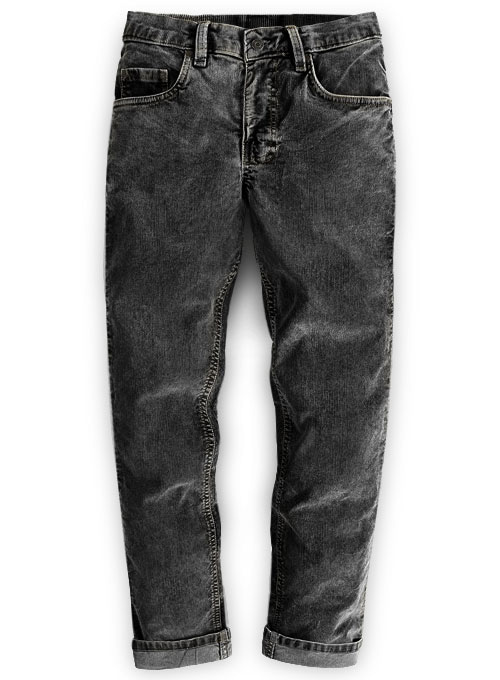 Slate Black Stretch Jeans - Wash : Made Measure Custom Jeans For Men & Women, MakeYourOwnJeans®