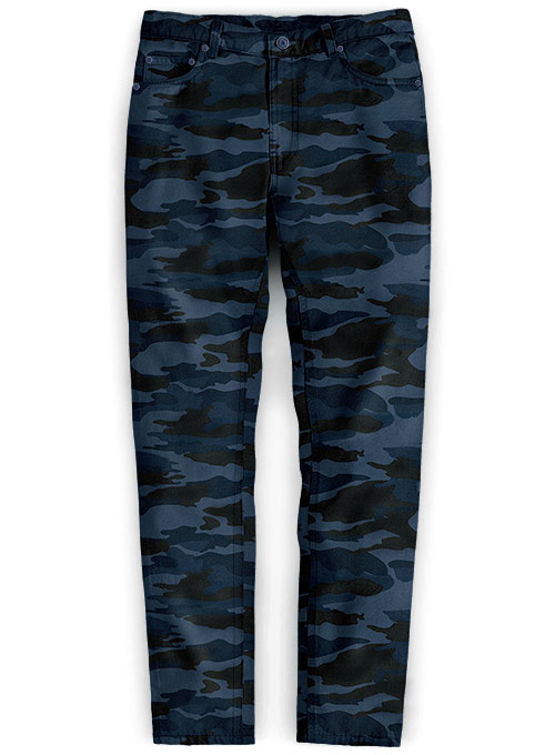 rekenmachine Verzoekschrift genoeg Blue Stretch Camo Jeans : Made To Measure Custom Jeans For Men & Women,  MakeYourOwnJeans®