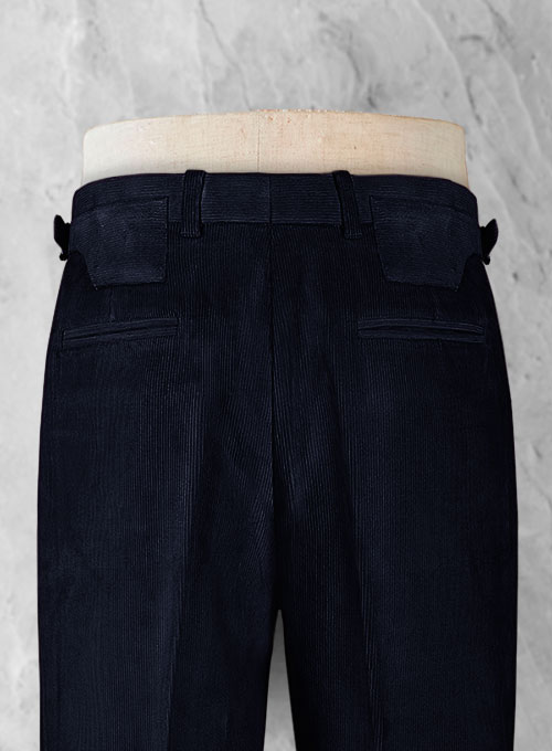 Blue Colonel Corduroy Trousers