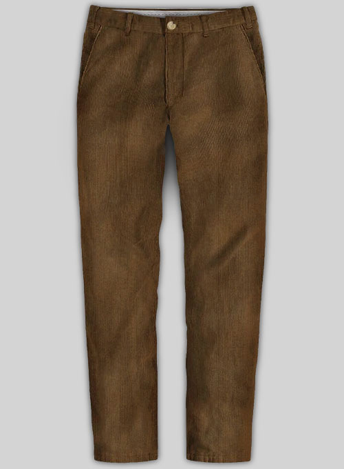 Brown Corduroy Trousers - 8 Wales