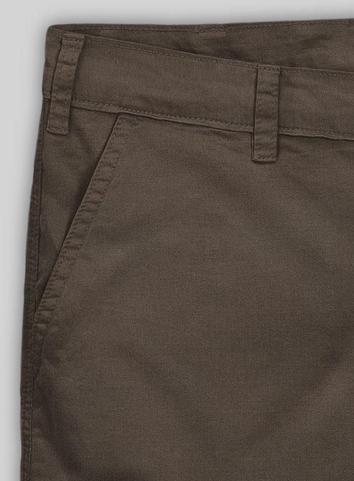 Brown Summer Weight Chino Shorts