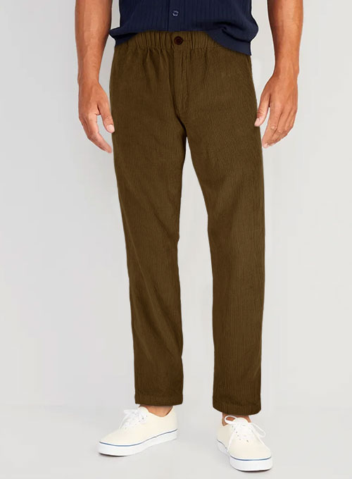 Easy Pants Brown Corduroy