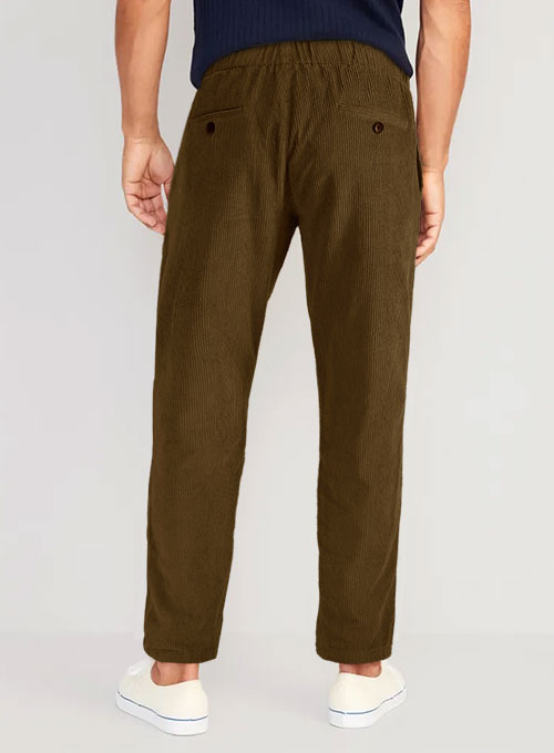 Easy Pants Brown Corduroy