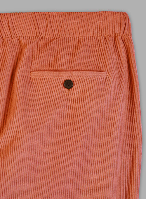 Easy Pants Burnt Orange Corduroy - Click Image to Close