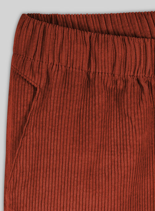 Easy Pants Burnt Sienna Corduroy - Click Image to Close