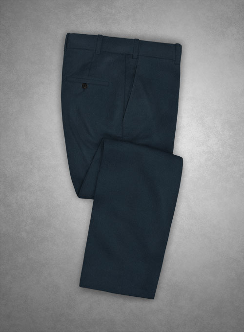 Caccioppoli Cotton Cashmere Astro Navy Pants