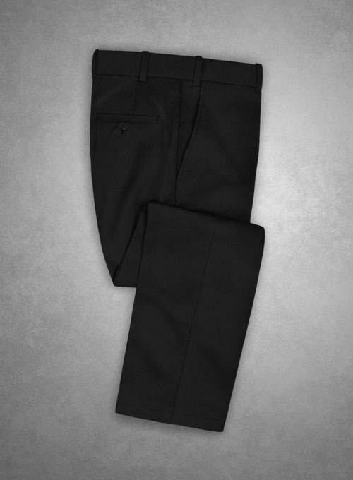 Caccioppoli Cotton Drill Black Pants