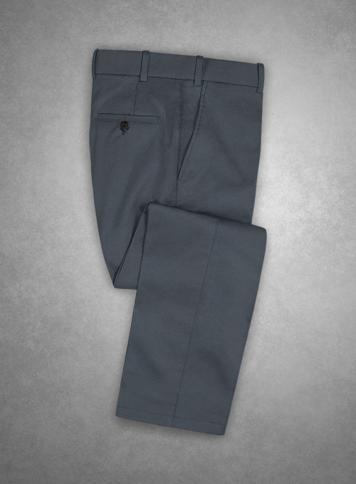Caccioppoli Cotton Drill Gray Pants