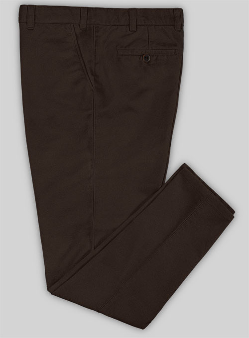 Caffe Brown Stretch Chino Pants