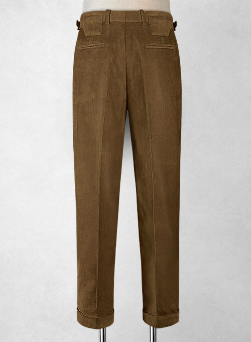 Camel Colonel Corduroy Trousers