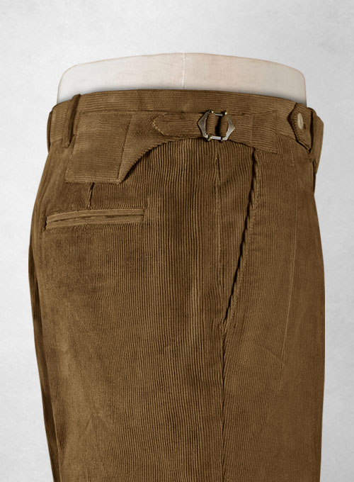 Camel Colonel Corduroy Trousers