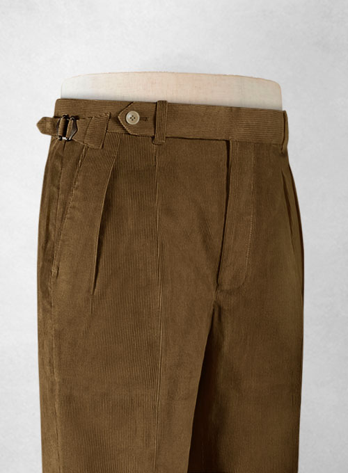 Camel Colonel Corduroy Trousers