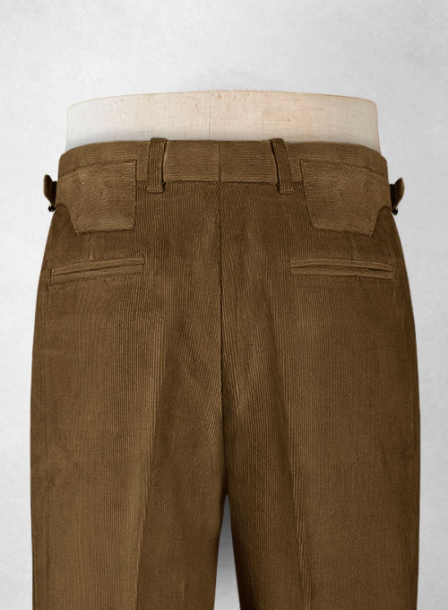 Camel Colonel Corduroy Trousers