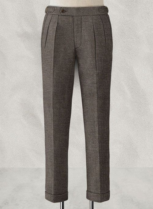 Carre Brown Highland Tweed Trousers
