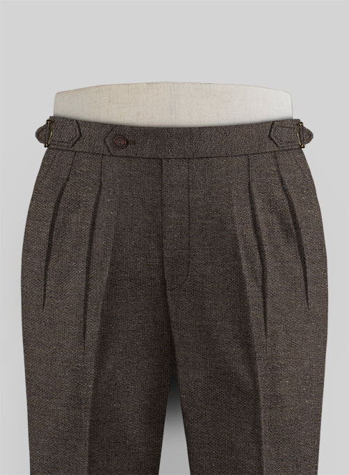 Carre Brown Highland Tweed Trousers - Click Image to Close