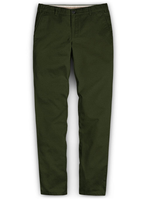 Dark Olive Green Chinos : Made To Measure Custom Jeans For Men & Women ...