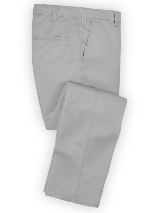 Gray Chinos Made To Measure Custom Jeans For Men & Women, MakeYourOwnJeans®