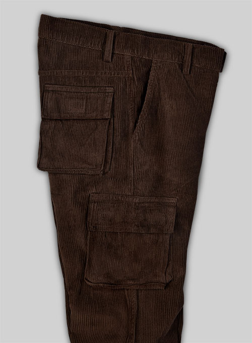 Corduroy Cargo Pants - Click Image to Close
