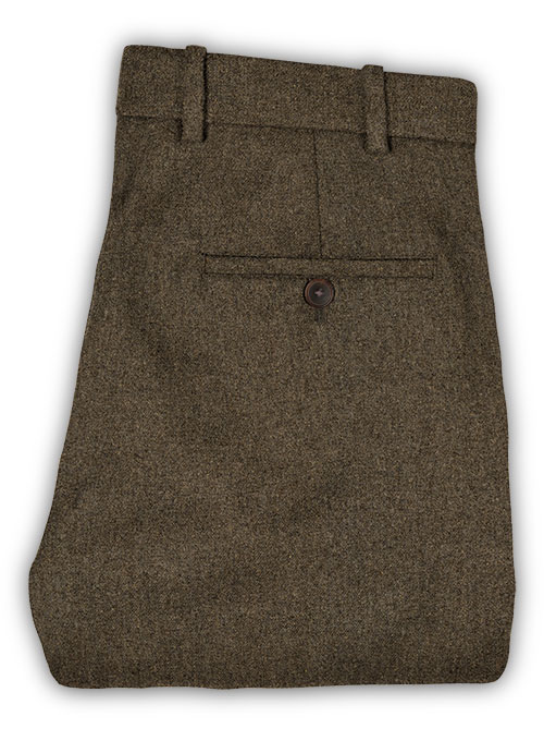 Dapper Brown Tweed Pants - Click Image to Close