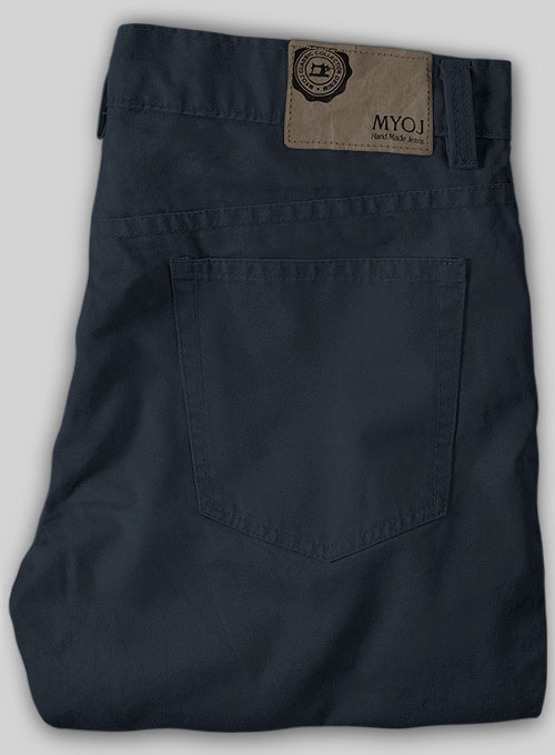 Dark Blue Stretch Chino Jeans