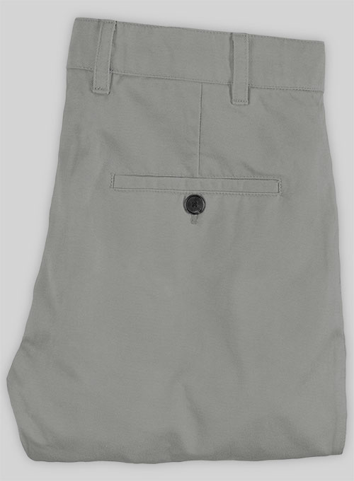 Dark Gray Stretch Chino Pants