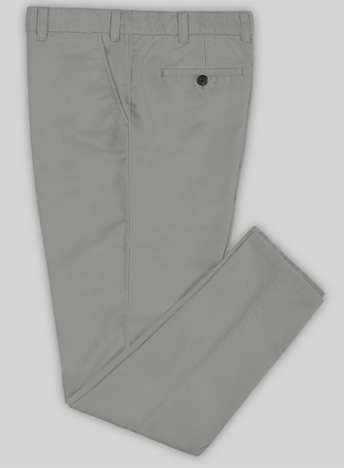 Dark Gray Stretch Chino Pants