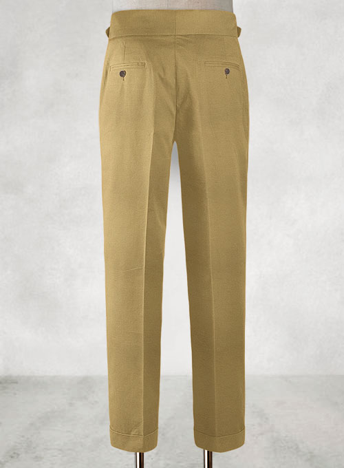 Dark Khaki Chino Gurkha Trousers